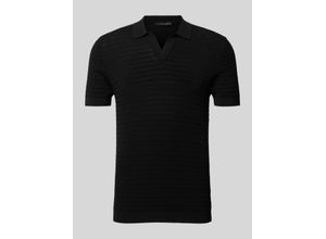 4062843834392 - Slim Fit Poloshirt mit Strukturmuster Modell Braian