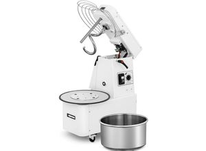 4062859002600 - Royal Catering - Teigknetmaschine 17 kg Rührmaschine 22 l Spiralkneter 56 kg h Kippkopf 750 w - Weiß