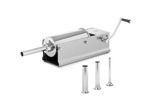 4062859006295 - Royal Catering - Wurstfüller horizontal Wurstfüllmaschine Wurstspritze Wurstpresse Edelstahl 5 l