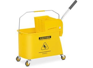 4062859007896 - Putzwagen Presse Mop Eimer Wischer Reinigungswagen Halter Hotel Reinigung 20L