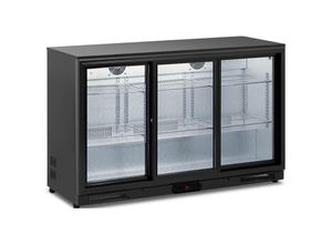 4062859022400 - Royal Catering - Getränkekühlschrank mit Glastür Kühlschrank für Getränke 318 l schwarz - Schwarz