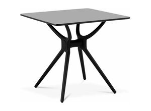 4062859052032 - Fromm&starck - Tisch Esstisch Küchentisch Beistelltisch MDF-Platte schwarz 80x80 cm Höhe 75 cm