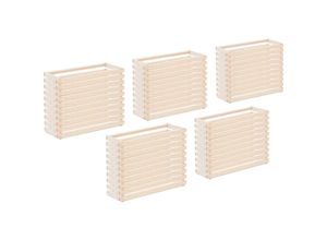 4062859056115 - Wiesenfield - 50 Langstroth Rähmchen Bienen Rähmchen Kiefer Nut für Mittelwand Höhe 159 mm - Holz