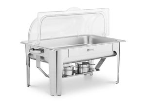 4062859058249 - Royal Catering - Chafing Dish Warmhaltebehälter Rechaud gn 1 1 85 l breiter Stand