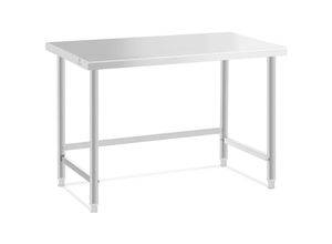 4062859093691 - Royal Catering - Gastro Edelstahl Arbeitstisch Edelstahltisch Zerlegetisch 120 x 70 cm 93 kg