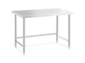 4062859093714 - Royal Catering - Gastro Edelstahl Arbeitstisch Edelstahltisch Zerlegetisch 120 x 60 cm 91 kg