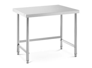 4062859093752 - Royal Catering - Gastro Edelstahl Arbeitstisch Edelstahltisch Zerlegetisch 100 x 70 cm 92 kg