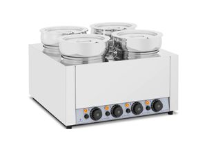 4062859107862 - Royal Catering - Suppenstation Bain Marie Speisenwärmer Edelstahl 4 x 7 l 30 - 110 °c 2000 w