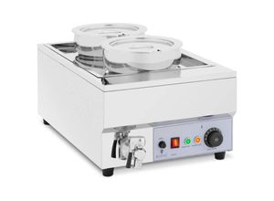 4062859107879 - Royal Catering - Suppenstation Bain Marie Speisenwärmer Edelstahl 2 x 7 l 30 - 110 °c 1500 w