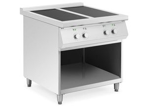 4062859113160 - Royal Catering - Induktionsherd Standherd Induktion 17 000 w 4 Kochflächen 260 °c Stauraum