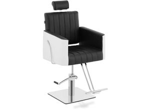 4062859132239 - Friseurstuhl SWANAGE BLACK & WHITE 470 - 630 mm höhenverstellbar bis 150 kg