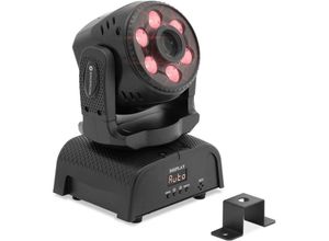 4062859158444 - Moving Head Disco-Licht Partylicht Partybeleuchtung rgbw 7 led 60 w - Blau Braun Grün Rosa Lila Rot Gelb