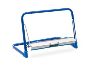 4062859181435 - - Putzrollenhalter Putzrollenspender Wandhalterung bis 5 kg ø 500 mm Stahl blau - Blau