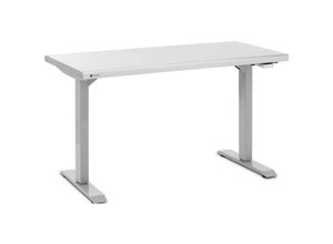 4062859196071 - Royal Catering - Edelstahltisch höhenverstellbar Arbeitstisch 126 x 60 x 715 - 102 cm 70 kg - Silbern