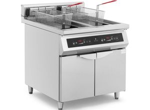 4062859201508 - Royal Catering - Induktionsfritteuse Doppelfritteuse Gastro-Fritteuse 60 l 20000 w led + Timer