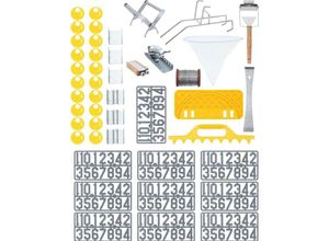 4062859220196 - Wiesenfield - Imkerei-Set 45-tlg Stockmeißel Wabendraht Spanner Gurt Ziffern Imker Set Bienen