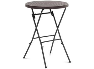 4062859227959 - - Klapptisch groß Klapptisch Gastro-Klapptisch 75 kg 79 x 79 x 110 cm schwarz - Schwarz