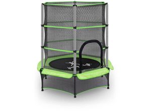 4062859994486 - Kindertrampolin Trampolin Kleines Trampolin Mit Netz ø 140 Cm Bis 50 Kg Grün - Grün