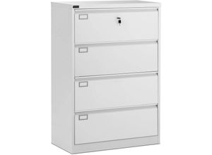 4062859997838 - Fromm&starck - Hängeregisterschrank Hängeregistratur Aktenschrank Karteikartenschrank 132 cm - Grau