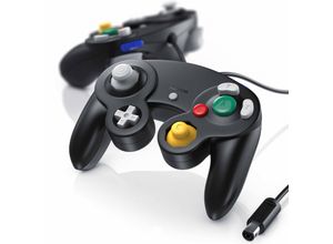 4062861007020 - CSL 2x Nintendo-Controller Gamepad für Nintendo GameCube   Wii Vibrationseffekte   ergonomisch