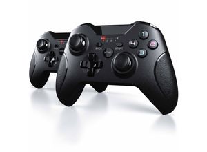 4062861007112 - CSL 2x Wireless Gamepad für PC & PS3 im Xbox-Design kabellos mit 24 Ghz Dongle   geringe Deadzone