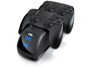 4062861008539 - CSL Dual Ladestation für 2x PS4 Gamepads - PS4 Controller Stand Charger   Ladegerät