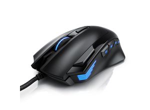 4062861008744 - CSL Gaming-Maus kabelgebunden 125 dpi optische Gaming Maus Farbwechsel 9 Tasten 600 bis 4800dpi