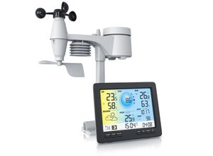 4062861057223 - Wetterstation mit Außensensor Profi Funkwetterstation mit Außen Messstation Wetterdaten per App