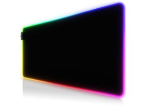 4062861057759 - RGB Gaming Mauspad Mousepad 900 x 400 mm verbessert Präzision & Geschwindigkeit schwarz