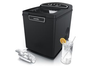 4062861070703 - Arendo Eiswürfelmaschine elektrisch 12-15 kg in 24 h 18 Liter Eiswürfelbereiter Eiswürfel in 75 - 85 min Ice Cube Maker 105 Watt Schwarz