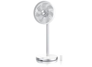 4062861071717 - - Standventilator mit DC Motor - ECO Energiesparend - 9 Geschwindigkeiten - Ventilator mit Fernbedienung - Timer - 100° Oszillation - LED