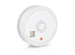 4062861073087 - Rauchmelder 10 Jahre Batterie - 9V Blockbatterie - Smoke Detector - wechselbare Batterie - Gerät wiederverwendbar - DIN EN 14604 2005