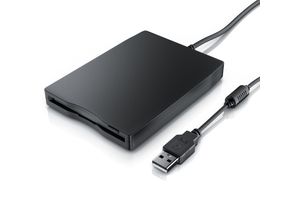 4062861807934 - CSL Diskettenlaufwerk Externes USB Diskettenlaufwerk FDD 144MB (35) geeignet für PC & MAC