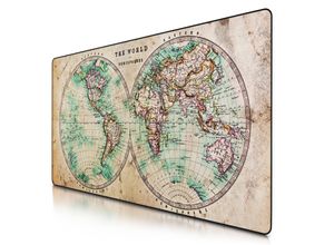 4062861809112 - CSL Gaming Mauspad XXXL 1200 x 600 x 3 mm Schreibtischunterlage extra groß Abwaschbar Oldmap