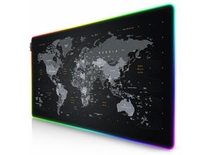 4062861811900 - XXXL RGB Gaming Mauspad - 1200 x 600 mm - Mousepad - LED Multi Color - 7 LED Farben Plus 4 Effektmodi - für Präzision und Geschwindigkeit