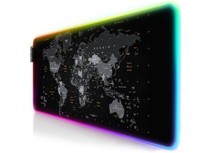 4062861812570 - RGB Gaming Mauspad Mousepad XL 800 x 300mm verbessert Präzision & Geschwindigkeit Global