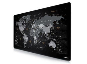 4062861812945 - Gaming Mauspad XXXL Speed Mousepad 1200 x 600 mm Geschwindigkeit & Präzision Weltkarte deutsch