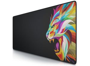 4062861813393 - XXL Speed Gaming Mauspad Schwarz 900 x 400mm XXL Mousepad Tischunterlage Large Size verbessert Präzision und Geschwindigkeit