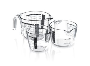4062861813607 - Arendo Messkrug Set 250 500 1000 ml hitzebeständig Borosilikatglas