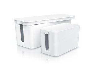 4062861822586 - Bearware Kabelbox Set 2 teilig Gummifüße zum Kabelmanagement