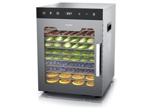 4062861826287 - Arendo Dörrautomat Edelstahl Temperaturregler von 30° bis 90°C Dörrgerät Dehydrator 800 W 10 Etagen Obst Fisch Fleisch Dörrapparat Obsttrockner Timer 05-24 Stunden 4062861826287 - Arendo Dörrautomat Edelstahl Temperaturregler von 30° bis 90°C Dörrgerät Dehydrator 800 W 10 Etagen Obst Fisch Fleisch Dörrapparat Obsttrockner Timer 05-24 Stunden