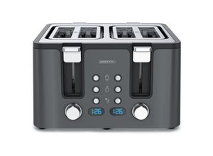 4062861826706 - Arendo Toaster 4 kurze Schlitze für 4 Scheiben 1750 W Automatik Edelstahl Wärmeisolierendes Doppelwandgehäuse