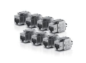 4062861826997 - Primewire 8x Netzwerk-Adapter RJ-45 (Ethernet) Buchse zu Netzwerkkabel CAT6a Keystone Modul für LAN Kabel RJ45 Buchse feldkonfektionierbar