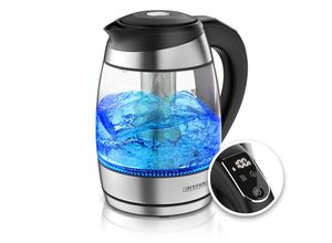 4062861836514 - Arendo Wasserkocher Edelstahl oder Glas Temperaturanzeige & Warmhaltefunktion