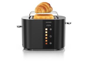 4062861837023 - Arendo Toaster Edelstahl Kurzschlitz Touch Display Bräunungsgrad- & Restzeitanzeige 2 Schlitze 2 Scheiben 800 W Brötchenaufsatz wärmeisoliert 4062861837023 - Arendo Toaster Edelstahl Kurzschlitz Touch Display Bräunungsgrad- & Restzeitanzeige 2 Schlitze 2 Scheiben 800 W Brötchenaufsatz wärmeisoliert