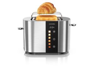 4062861837047 - Arendo Toaster Edelstahl Kurzschlitz Touch Display Bräunungsgrad- & Restzeitanzeige 2 Schlitze 2 Scheiben 800 W Brötchenaufsatz wärmeisoliert 4062861837047 - Arendo Toaster Edelstahl Kurzschlitz Touch Display Bräunungsgrad- & Restzeitanzeige 2 Schlitze 2 Scheiben 800 W Brötchenaufsatz wärmeisoliert