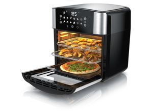 4062861837252 - Arendo Heißluftfritteuse Multifunktionsofen 16L Backofen Umluft Grill Dörrautomat Air Fryer 1800 W XXL Fritteuse ohne Öl mit Zubehör für Pizza Hähnchen Pommes uvm