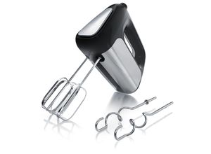 4062861843314 - Arendo Elektrischer Handmixer Handrührer - inkl 2 Quirle und 2 Knethaken aus Edelstahl - Handrührgerät - Hakenentriegelung - Turbotaste