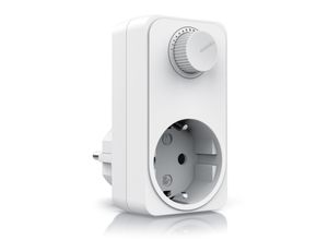 4062861843802 - Steckdosendimmer mit Drehregler - von 20 bis 400 Watt - Universal Dimmer für die Steckdose - nur für Glühlampen - Helligkeitsregler