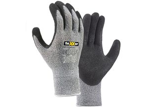 4062899072298 - Trizeratop - teXXor® topline Schnittschutz-Handschuhe nitril e Grau-meliert Schwarz